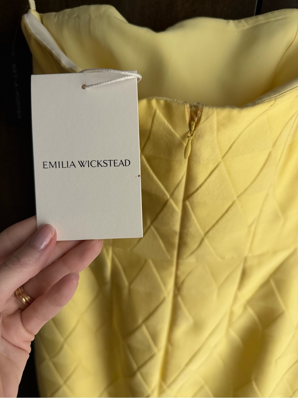 Emilia Wickstead Pola Strapless Cloquè-Jaquard Dress - Picture 7 of 11